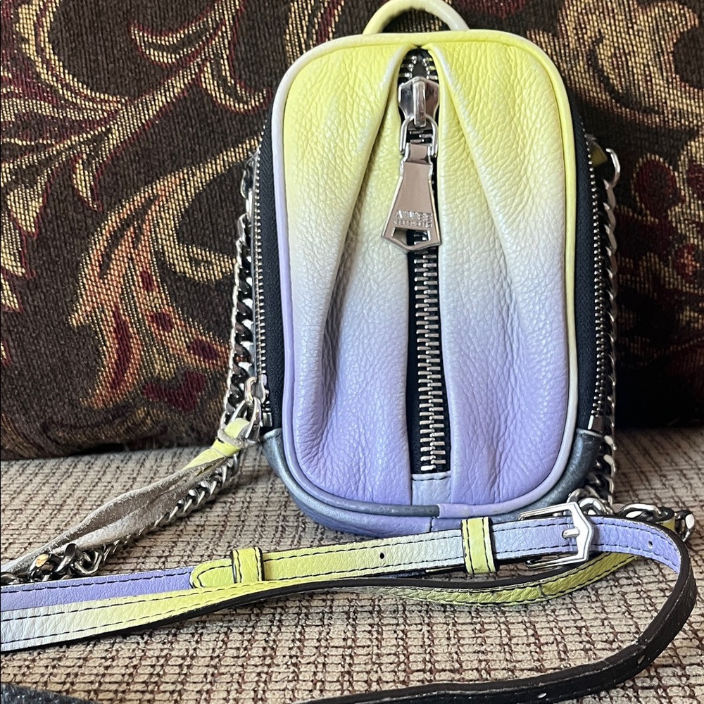 Aimee Kestenberg Yellow and Purple Crossbody Bag